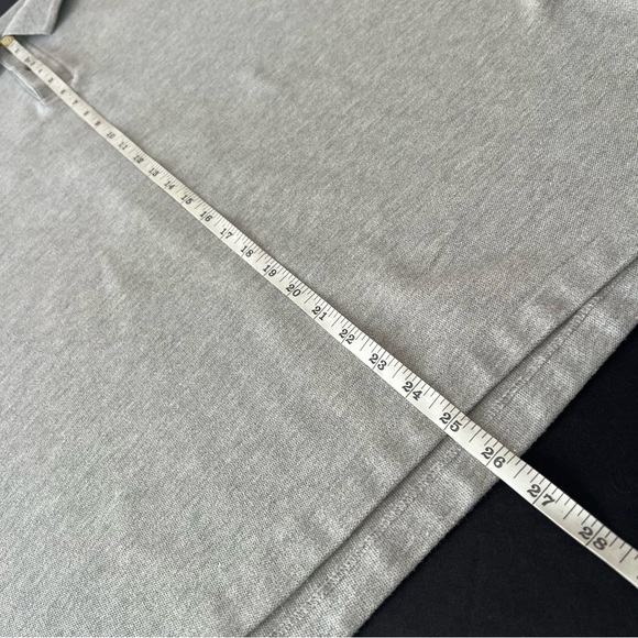 Men’s L.L. Bean Light Grey Trim Fit L Reg Polo Shirt 100% Cotton - Picture 6 of 9